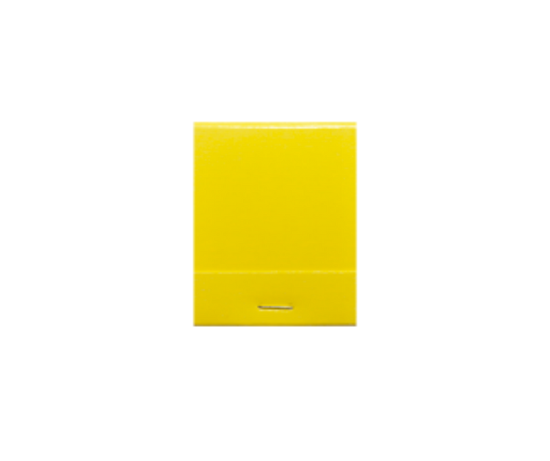 20 Strike Matchbook | Yellow
