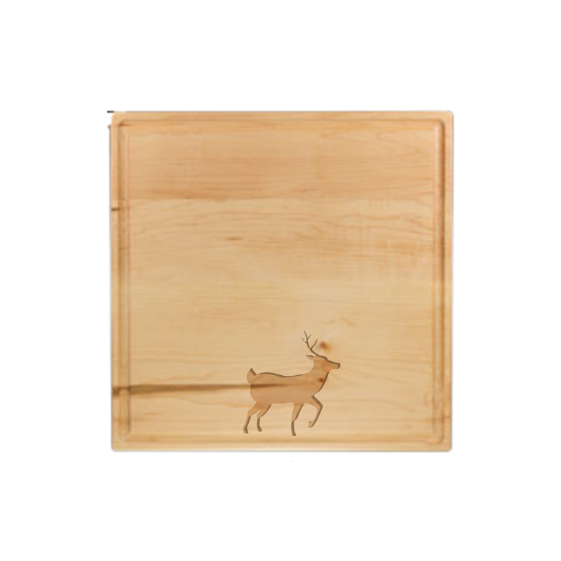 12”x12” Square Cutting Board | Maple