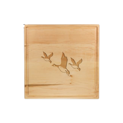 12”x12” Square Cutting Board | Maple