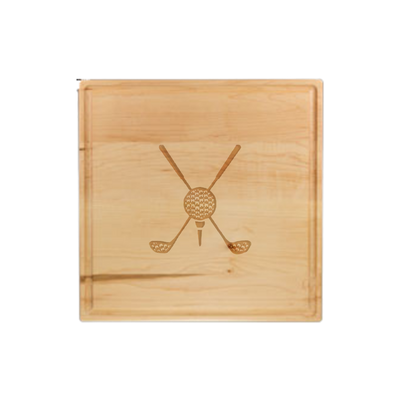12”x12” Square Cutting Board | Maple