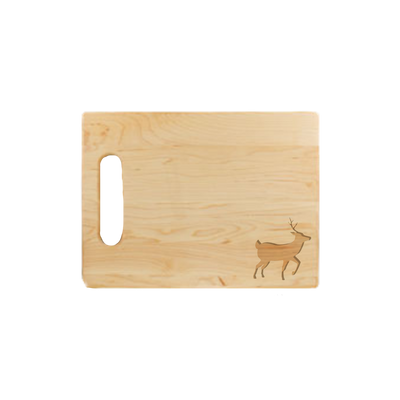 12”x 9" Handle Cutting Board | Maple