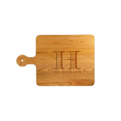 16” x 10.5” Paddle Cutting Board | Cherry