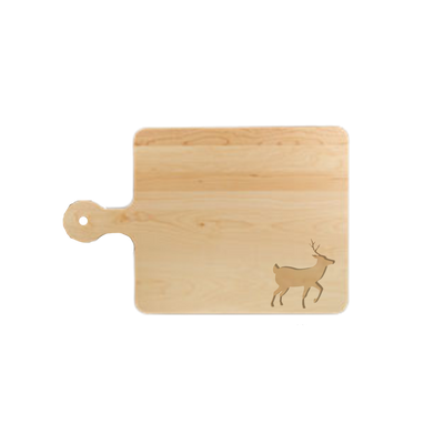 16” x 10.5” Paddle Square Cutting Board | Maple