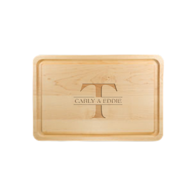 18” x 12” Rectangle Cutting Board | Maple