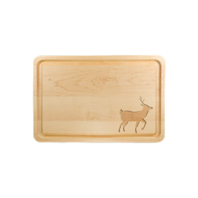 18” x 12” Rectangle Cutting Board | Maple