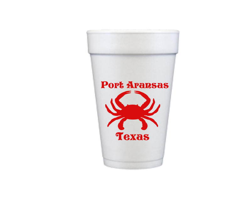 Beach Crab Styrofoam Cup