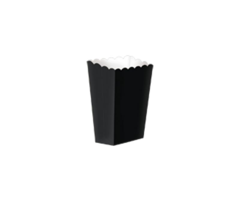 Custom Popcorn Boxes | Black