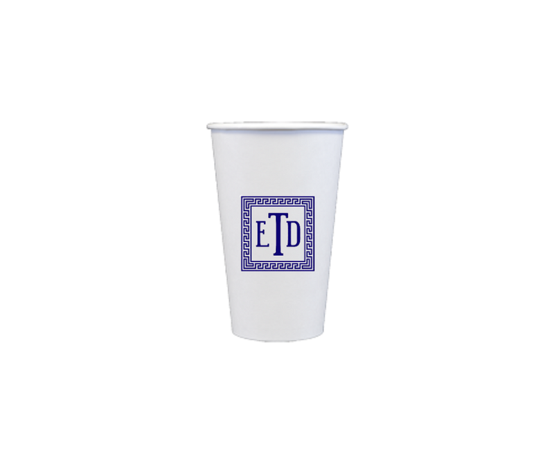 Monogram Coffee Paper Cup