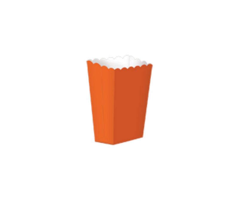 Custom Popcorn Boxes | Orange