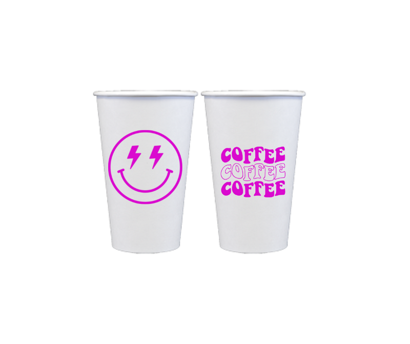 Caffeine Buzz Coffee Paper Cup