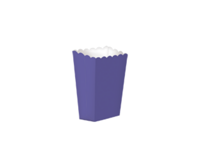 Custom Popcorn Boxes | Purple