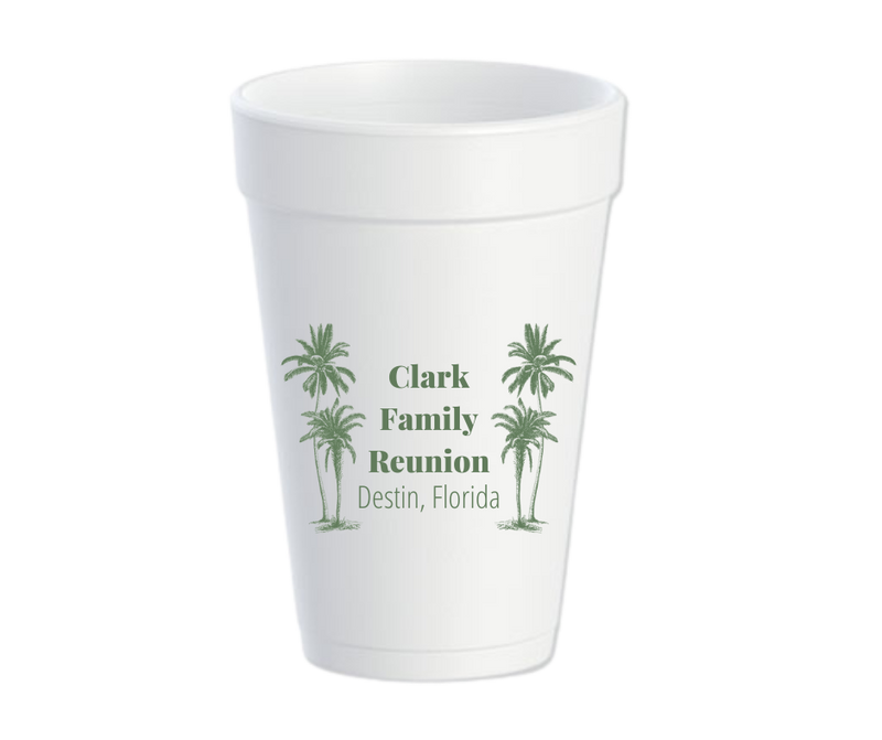Palm Trees Customizable Cup