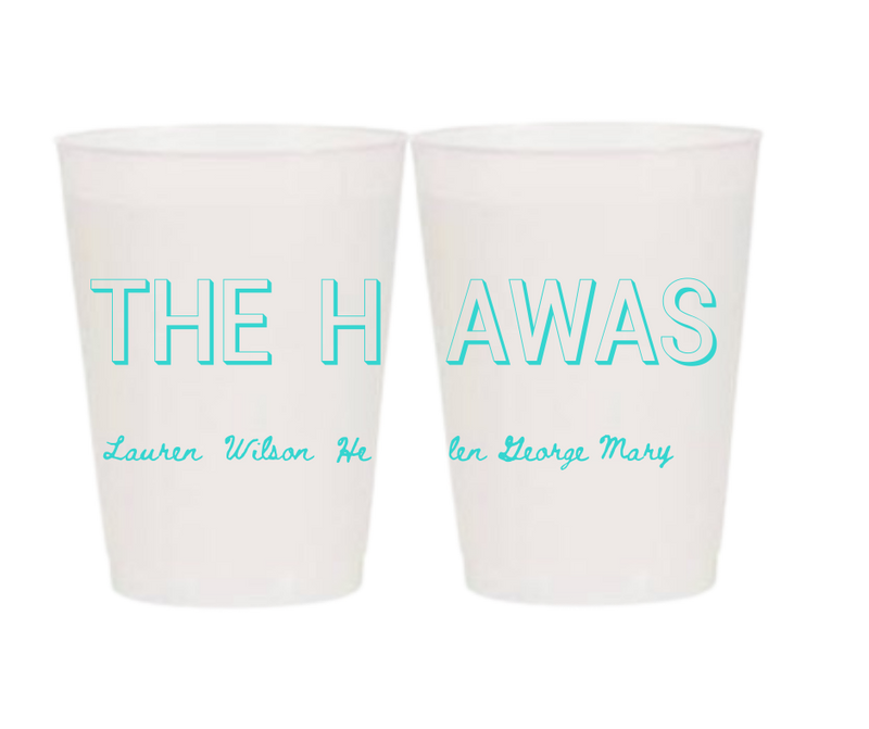 Wrap Around Family Name Shatterproof Cup